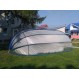 Тент для бассейна овальный Тентнавес 360х560 L200 (9 дуг 5 усиленных) из ПВХ 200 мкм купить с доставкой по РБ